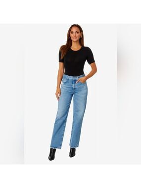 AG Adriano Goldschmied Clove High-Waisted Relaxed Vintage Straight Jeans Sz 32